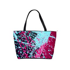 Colorful Splashes Grunge, Abstract Art Classic Shoulder Handbag by kyorashop23