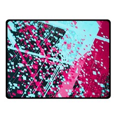 Colorful Splashes Grunge, Abstract Art Fleece Blanket (small) by kyorashop23