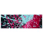 Colorful Splashes Grunge, Abstract Art Banner and Sign 12  x 4  Front