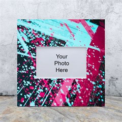 Colorful Splashes Grunge, Abstract Art White Box Photo Frame 4  X 6  by kyorashop23