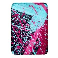 Colorful Splashes Grunge, Abstract Art Rectangular Glass Fridge Magnet (4 Pack) by kyorashop23