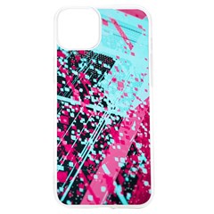 Colorful Splashes Grunge, Abstract Art Iphone 15 Tpu Uv Print Case by kyorashop23