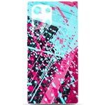 Colorful Splashes Grunge, Abstract Art Samsung Galaxy S24 Ultra 6.9 Inch Black TPU UV Case Front