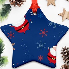 Feliz Natal, Santa, Merry Christmas Ornament (star)