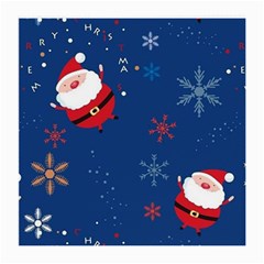 Feliz Natal, Santa, Merry Christmas Medium Glasses Cloth (2 Sides) by kyorashop23