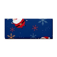 Feliz Natal, Santa, Merry Christmas Hand Towel by kyorashop23