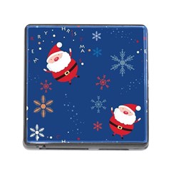 Feliz Natal, Santa, Merry Christmas Memory Card Reader (square 5 Slot) by kyorashop23