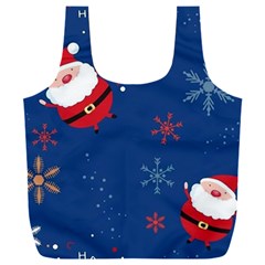 Feliz Natal, Santa, Merry Christmas Full Print Recycle Bag (xxl) by kyorashop23