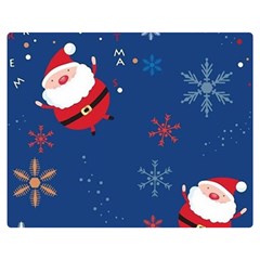 Feliz Natal, Santa, Merry Christmas Premium Plush Fleece Blanket (medium) by kyorashop23