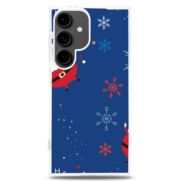 Feliz Natal, Santa, Merry Christmas Samsung Galaxy S24 Plus 6.7 Inch TPU UV Case