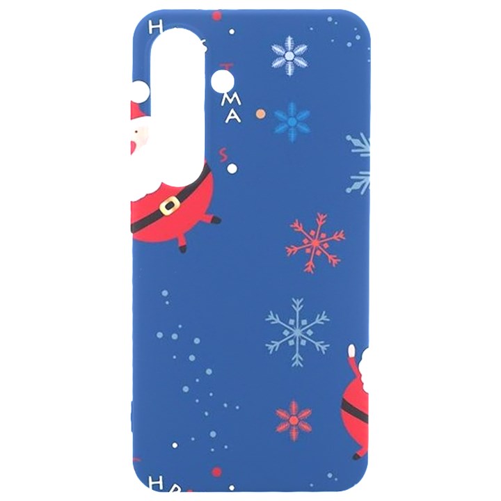 Feliz Natal, Santa, Merry Christmas Samsung Galaxy S24 6.2 Inch Black TPU UV Case