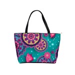 Floral Pattern, Abstract, Colorful, Flow Classic Shoulder Handbag Front