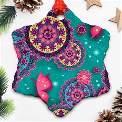 Floral Pattern, Abstract, Colorful, Flow Ornament (snowflake)