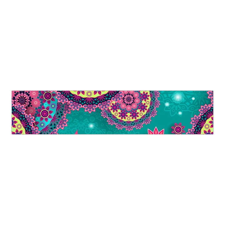 Floral Pattern, Abstract, Colorful, Flow Velvet Scrunchie