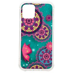 Floral Pattern, Abstract, Colorful, Flow Iphone 12 Mini Tpu Uv Print Case	 by kyorashop23