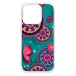 Floral Pattern, Abstract, Colorful, Flow iPhone 14 Pro TPU UV Print Case Front