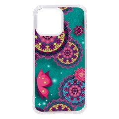 Floral Pattern, Abstract, Colorful, Flow Iphone 14 Pro Max Tpu Uv Print Case