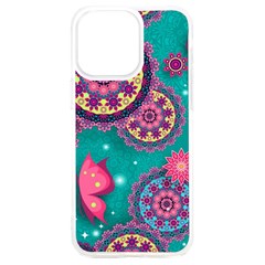 Floral Pattern, Abstract, Colorful, Flow Iphone 15 Plus Tpu Uv Print Case by kyorashop23