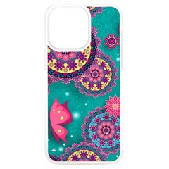 Floral Pattern, Abstract, Colorful, Flow Iphone 15 Pro Max Tpu Uv Print Case by kyorashop23