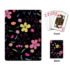 Foliage Pattern, Adorable Beautiful Playing Cards Single Design (rectangle)