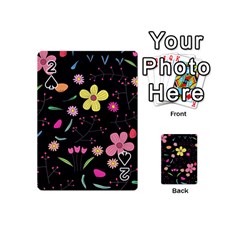 Foliage Pattern, Adorable Beautiful Playing Cards 54 Designs (mini)