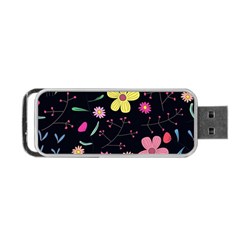 Foliage Pattern, Adorable Beautiful Portable USB Flash (Two Sides)