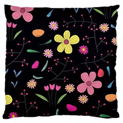 Foliage Pattern, Adorable Beautiful Large Cushion Case (one Side) by kyorashop23