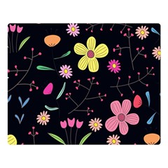 Foliage Pattern, Adorable Beautiful Premium Plush Fleece Blanket (Large)