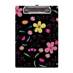 Foliage Pattern, Adorable Beautiful A5 Acrylic Clipboard by kyorashop23