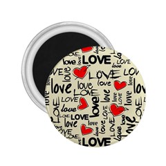 Love Abstract Background Love Textures 2 25  Magnets by kyorashop23