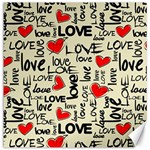 Love Abstract Background Love Textures Canvas 16  x 16  15.2 x15.41  Canvas - 1