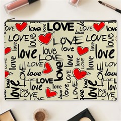 Love Abstract Background Love Textures Cosmetic Bag (xxxl) by kyorashop23