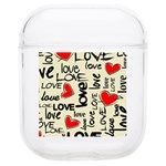 Love Abstract Background Love Textures Soft TPU AirPods 1/2 Case Front