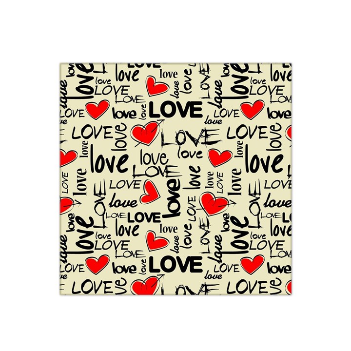 Love Abstract Background Love Textures Satin Bandana Scarf 22  x 22 