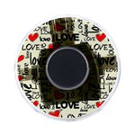 Love Abstract Background Love Textures On-the-Go Memory Card Reader Front