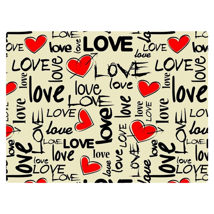 Love Abstract Background Love Textures Premium Plush Fleece Blanket (Extra Small)