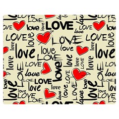 Love Abstract Background Love Textures Premium Plush Fleece Blanket (medium) by kyorashop23