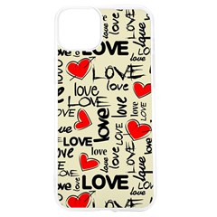 Love Abstract Background Love Textures iPhone 15 TPU UV Print Case