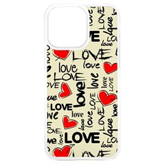 Love Abstract Background Love Textures Iphone 15 Plus Tpu Uv Print Case by kyorashop23