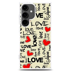 Love Abstract Background Love Textures Samsung Galaxy S24 Plus 6 7 Inch Tpu Uv Case