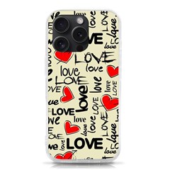 Love Abstract Background Love Textures Iphone 15 Pro Tpu Uv Print Case by kyorashop23