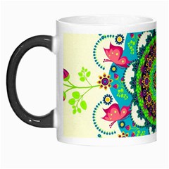 Mandala Flowers, Abstract, Butterflies, Floral, Pattern Morph Mug