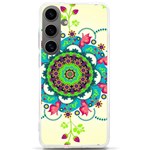 Mandala Flowers, Abstract, Butterflies, Floral, Pattern Samsung Galaxy S24 Ultra 6.9 Inch TPU UV Case Front