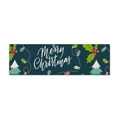 Merry Christmas, Happy New Year, Christmas Seamless Texture Sticker (bumper) by kyorashop23