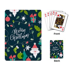 Merry Christmas, Happy New Year, Christmas Seamless Texture Playing Cards Single Design (rectangle)