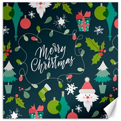 Merry Christmas, Happy New Year, Christmas Seamless Texture Canvas 12  X 12 