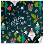 Merry Christmas, Happy New Year, Christmas Seamless Texture Canvas 12  x 12  11.4 x11.56  Canvas - 1