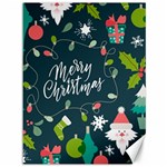 Merry Christmas, Happy New Year, Christmas Seamless Texture Canvas 36  x 48  35.26 x46.15  Canvas - 1