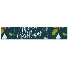 Merry Christmas, Happy New Year, Christmas Seamless Texture Large Premium Plush Fleece Scarf 