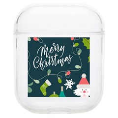 Merry Christmas, Happy New Year, Christmas Seamless Texture Soft Tpu Airpods 1/2 Case by kyorashop23